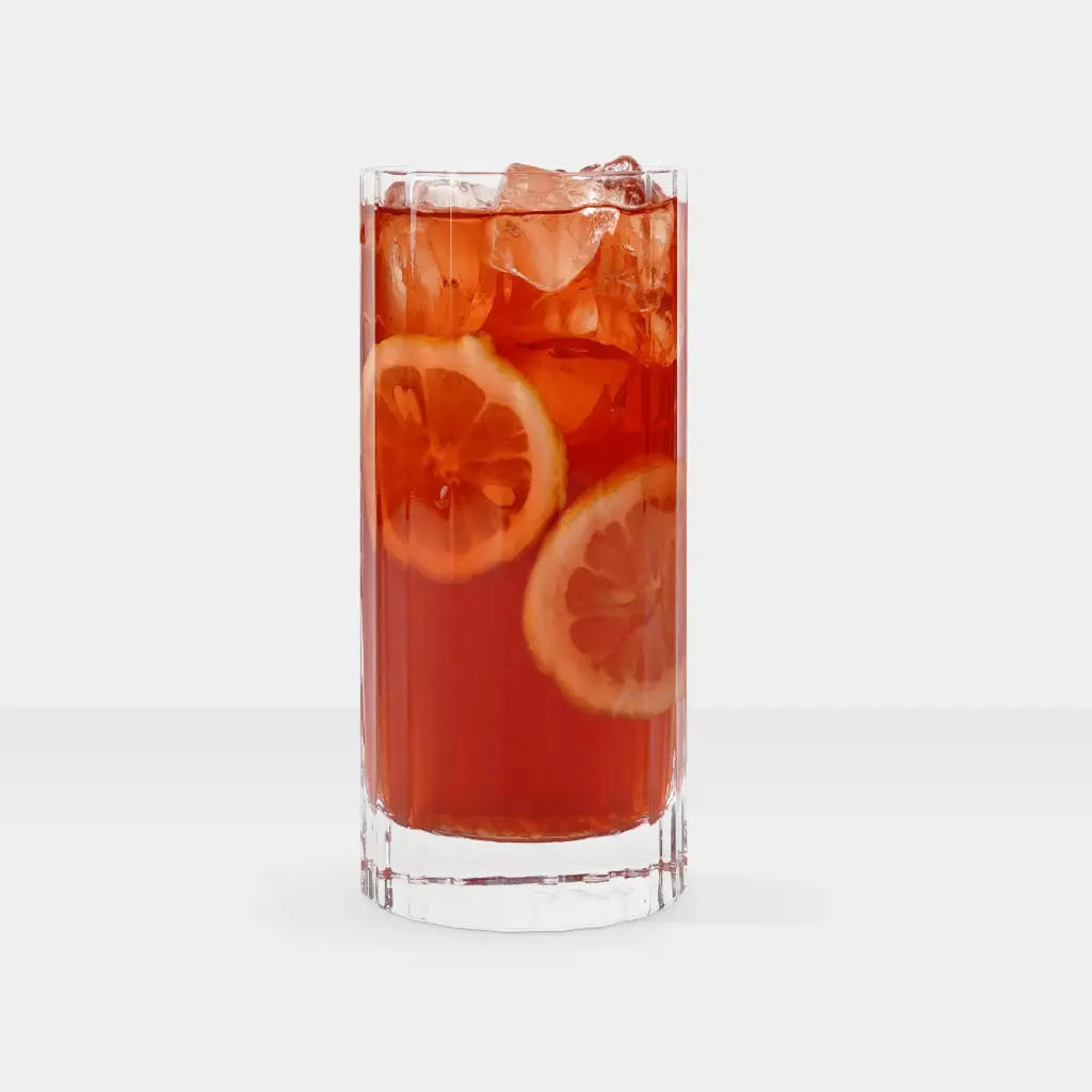 Honey Peach Black Tea with Fresh Lemon