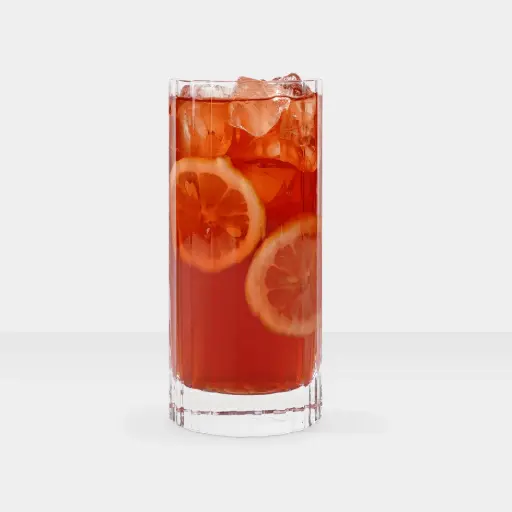 Honey Peach Black Tea with Fresh Lemon